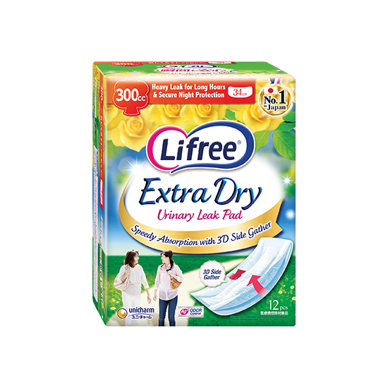 Lifree Extra Dry Pad 300cc Package Image